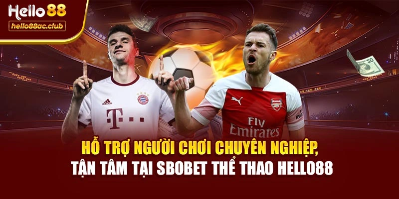 Hỗ trợ người chơi chuyên nghiệp, tận tâm tại SBOBET thể thao Hello88