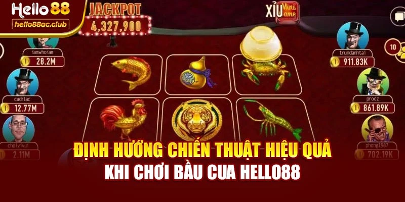 Định hướng chiến thuật hiệu quả khi chơi Bầu Cua Hello88